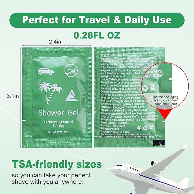 Bulk Hygiene Kits for Homeless,Disposable Toothbrushes with Toothpaste and Comb for Homeless Individually Wrapped，Basic Toiletry Kits Travel Size Shampoo And Body Wash For Hotel,Air Bnb Charity(100)