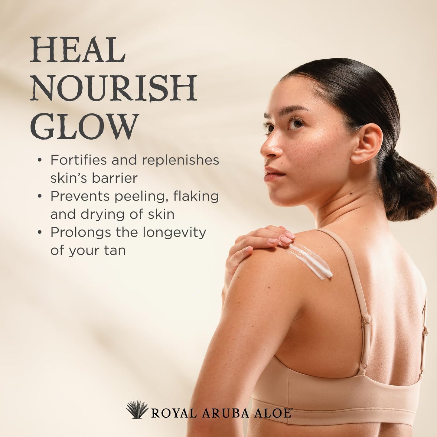 Aruba Aloe After-Sun Skin Repair Lotion - Hydrating and Soothing - Enriched with Aloe Vera - 2 oz Tube