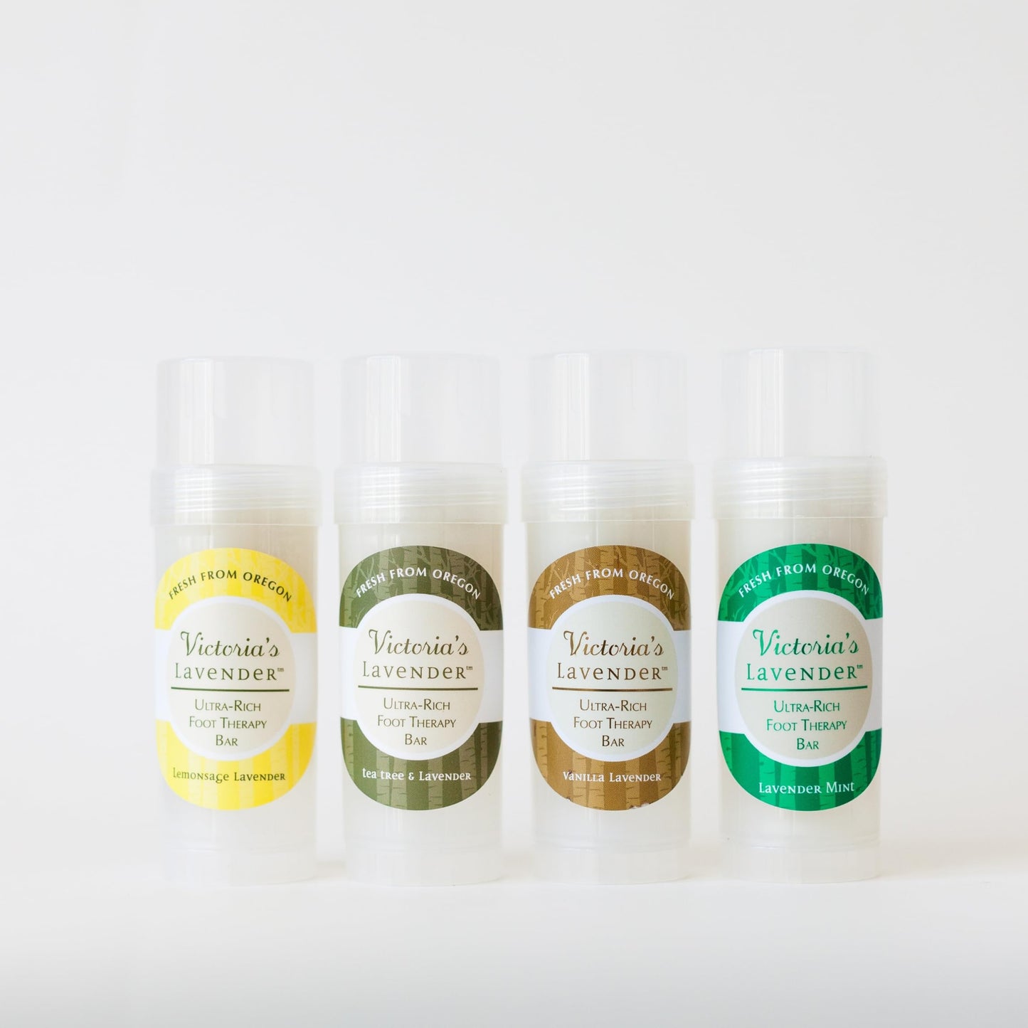 Victoria's Lavender Ultra Rich Foot Balm for Dry Cracked Feet – Heel Repair & Softener with Tea Tree Oil & Lavender – Dry Heels Treatment for Women & Men – Made in USA Foot Balm Stick - 2 Pack (2.5Oz)