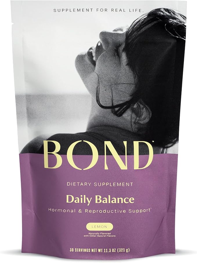 BOND Hormone Balance for Women - Daily Balance Multivitamin Drink w/Prenatal Vitamins for Hormone Harmony, Nutrient Levels, Mood - Folate, B6, B12, Probiotics, Inositol - Womens Multivitamin, 30 ct