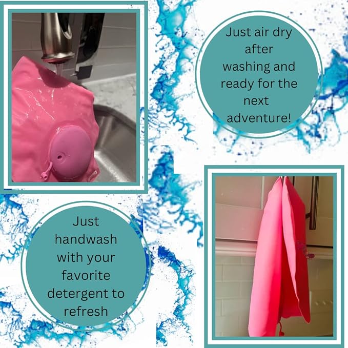 Inflatable Travel Pillows for Airplanes - Neck Pillow Inflatable - Press Pump- Blow up Airplane Pillow -Milk Silk TPU