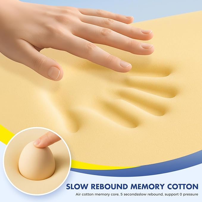 3-in-1 Neck Massager Pillow with Heating and Cervical Traction - Deep Tissue Massage for Pain Relief, Ergonomic Shoulder Massage Pillow, Neck Hump Corrector Ideal Gift for Women and Men