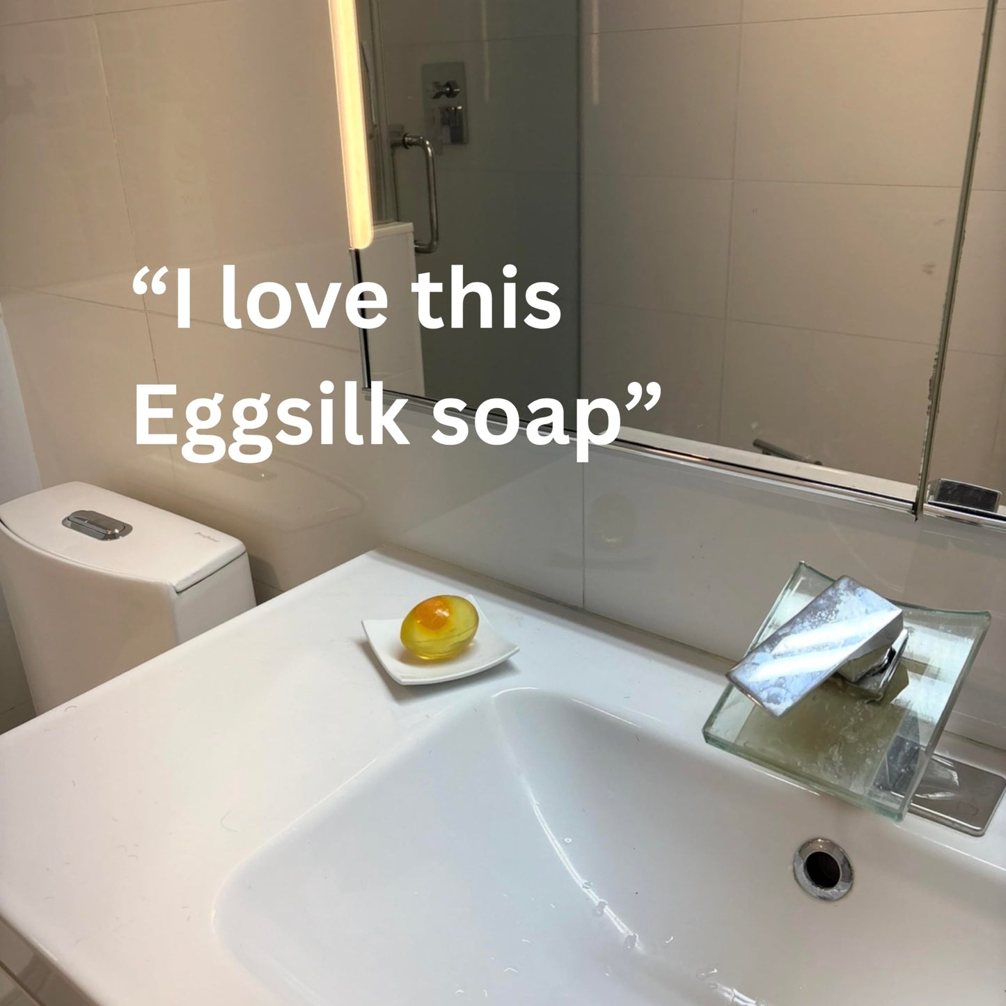 L & L Supplement EggSilk Egg Soap Radiance Bar with Yolk Extract | For Smooth, Glowing Skin | Gentle for Face & Body, All Skin Types | Sulfate-Free, Cruelty-Free, Clean Beauty | 80g