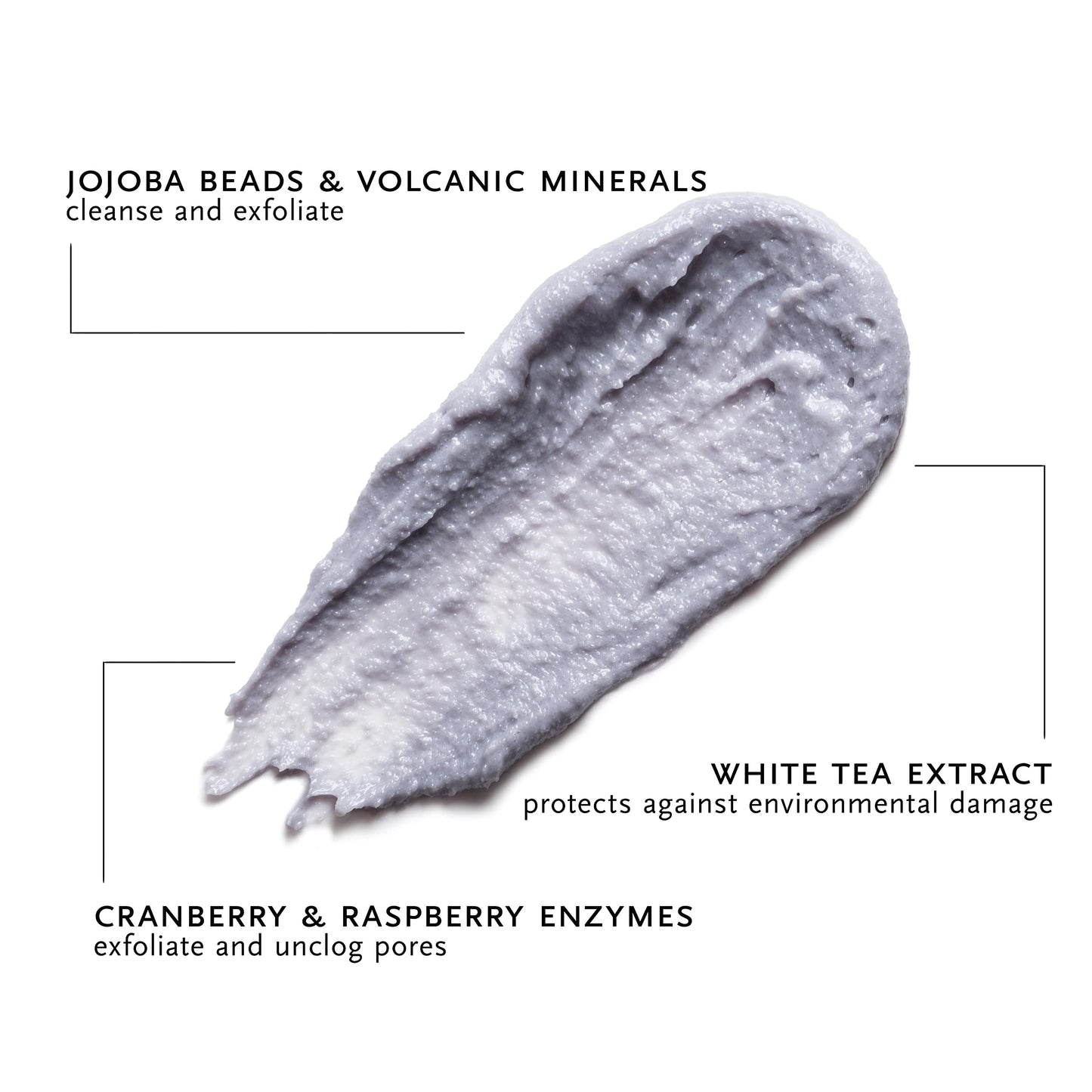 ARCONA Cranberry Gommage – Purifying Scrub To Exfoliate and Unclog Pores - Brighten, Tone, and Resurface Skin With Zeolite, Blueberry - Natural Face Exfoliator, 3.4 oz