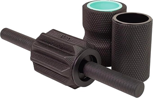 Chirp 3-in-1 Muscle Roller - Customizable Recovery Massager for Targeted Deep Tissue Massage, Pressure Point Relief for Back and Legs, Durable Foam Roller Supports up to 500 lbs, 4 x 4 x 24 inches