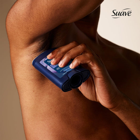 Suave Antiperspirant Deodorant for Men Variety 3-Pack – Invisible Solid Active Sport, Ocean Charge & Stress Protect Antiperspirant Sticks, 48H Sweat & Odor Protection, 2.7 Oz Ea