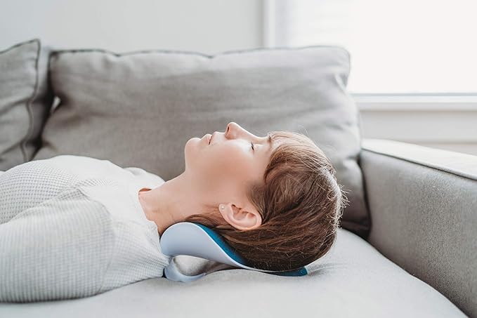 Kanjo Neck Pain Relief Support Cradle | Neck Cushion & Cervical Traction Device| Neck Alignment Cradle & Neck Rest for Relaxation and Pain Relief
