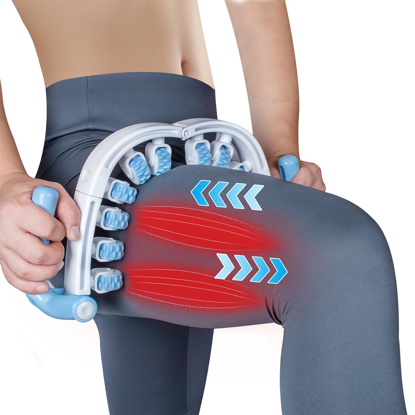 Cellulite Massage Roller, Cellulite Remover Tool for Thighs, Waist, Legs, Calf, Lymphatic Drainage, Fascia Massage, Anti-Celulitis, Body Sculpting, Relax Muscle Pain Relief Tool