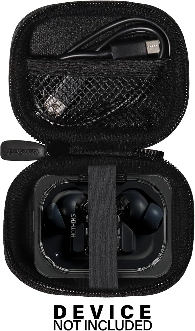 CaseSack Case for Nothing Ear (a) Wireless Earbuds with ChatGPT Integration (Black)