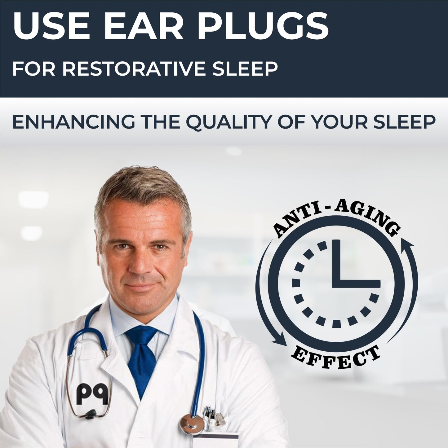 Peace&Quiet PQ Wax Ear Plugs for Sleeping, Swimming - 15 Soft Noise Cancelling Silicone Gel Wax Earplugs for Sleep and Swimmers, Ear Protection with Sound Blocking Level of 32 Db, (15-Pillows)