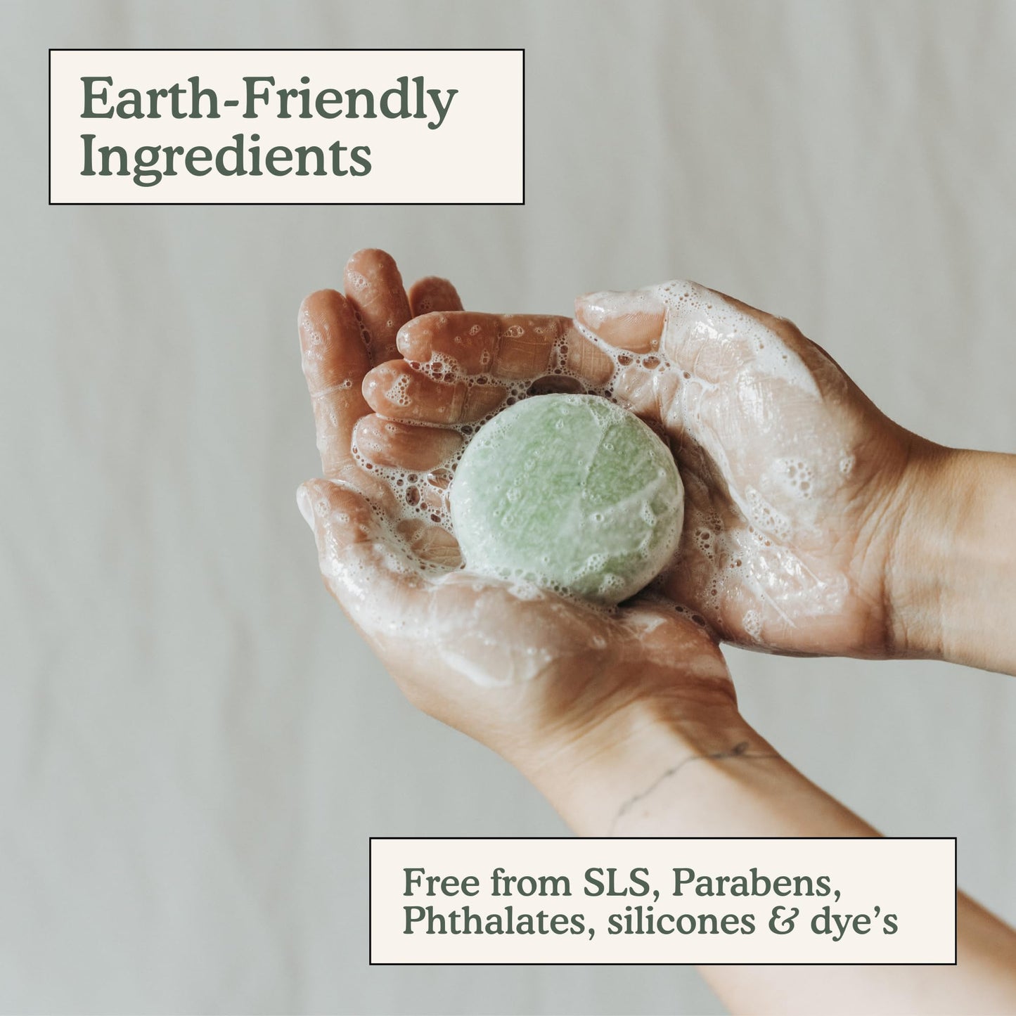 Zero Waste MVMT Shampoo Bar | Peppermint + Eucalyptus | Eco-friendly Shampoo with Travel Container | Natural Salon Quality, Zero Waste & Plastic Free