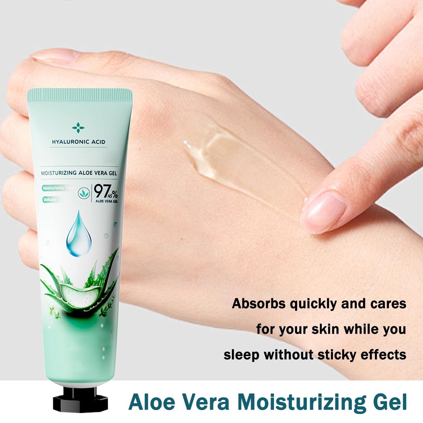 16PCS Aloe Vera Gel for Face and Body,Hydrating Aloe Vera Gel,Cooling Refreshing After Sun Lotion,Soothing Non-Sticky After Sun Lotion Set,Travel Size Body Skincare Cream, 1.05 Oz
