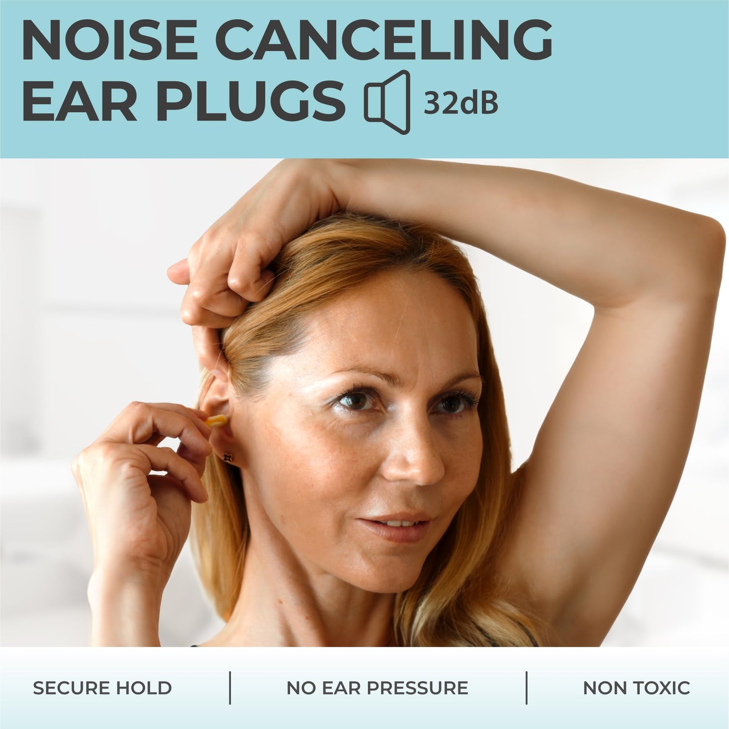 Peace&Quiet PQ Small Ear Plugs for Sleeping - 40 Earplugs for Sleep, Snoring, Small Ear Canals, Noise Cancelling 32 dB, Sound Blocking, for Women and Men