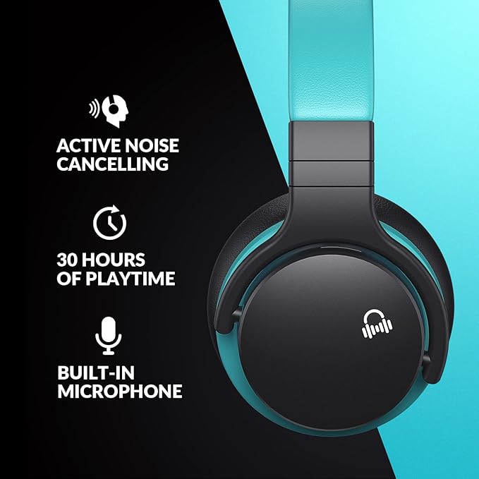 Million Sold Classic E7 Active Noise Cancelling Headphones with Upgraded HD Sound, Wireless Bluetooth Headphones Over The Ear Unequaled Comfort, Vivid Deep Bass, for Home Office Travel Birthday Gift