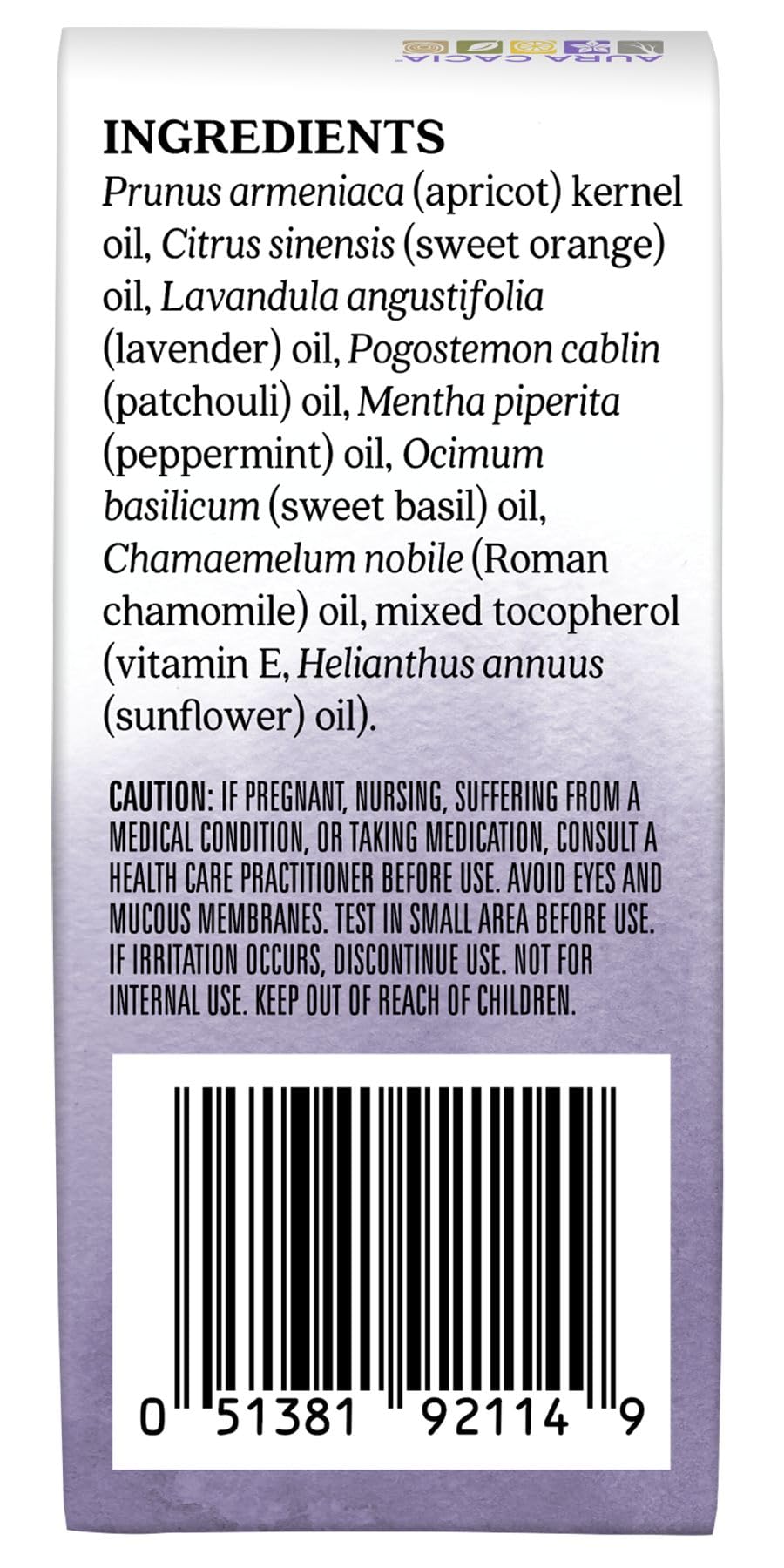 Aura Cacia Chill Pill Roll-On Essential Oil Blend | Sweet Orange, Lavender, Peppermint, Basil, Patchouli, Roman Chamomile in Apricot Kernel Oil | 0.31 Fl Oz (Pack of 1)