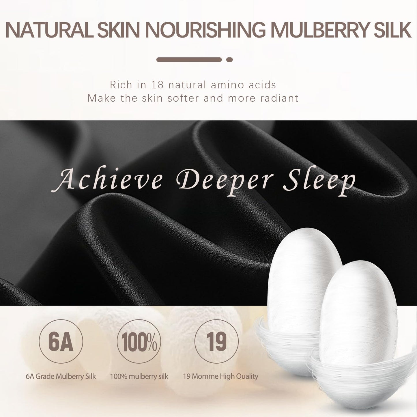 Silk Sleep Mask for Smaller Heads Women,100% Mulberry Silk Eye Mask with Sleep earplugs and Intelligence-Adjust Strap - 3D Contoured Sleeping Mask, Blackout Blindfold Travel noon Break Essentials