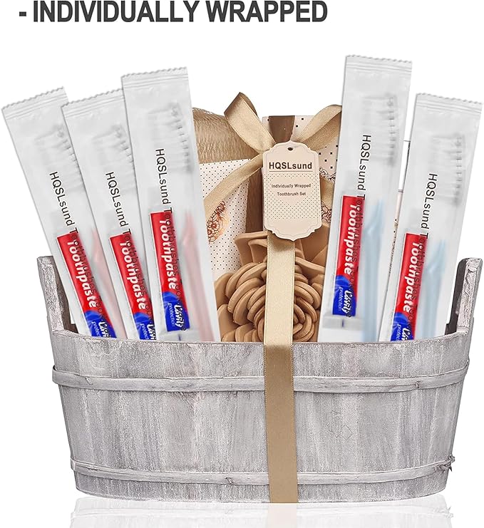 200 pcs Disposable Toothbrushes with Toothpaste Individually Wrapped, 2 Color Toothbrushes, 10g Travel Toothpaste, Bulk Toothbrushes Toothpaste for Homeless,Airbnb,Hotel