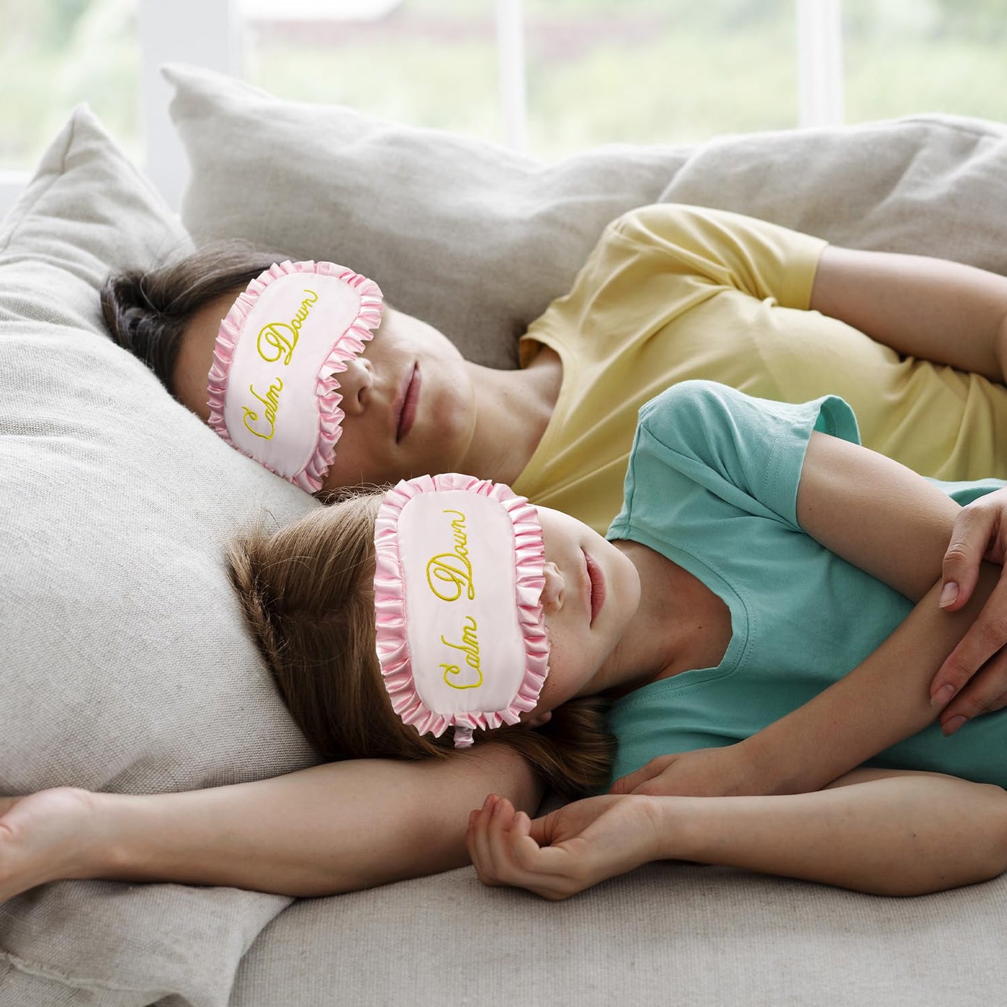 Calm Down Sleep Mask Pink Singer Merch Blindfold Eye Mask Travel Mask Eyeshade for Sleep Over Slumber Pajama Party Supplies Birthday Easter Gifts for Boys Girls Men Women