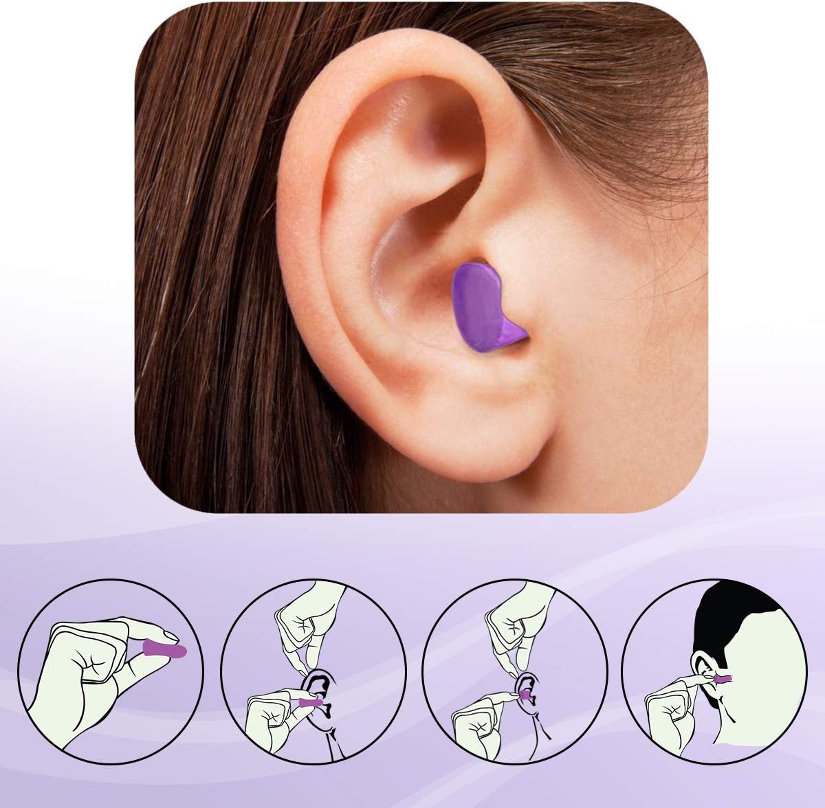 MOLDEX Ultra Soft Foam Earplugs 40 Pairs Comfortable Earplugs for Sleeping Noise Cancelling Snoring Work Travel Sleeping Studying Shooting Concerts 33db Highest NRR – Made in USA