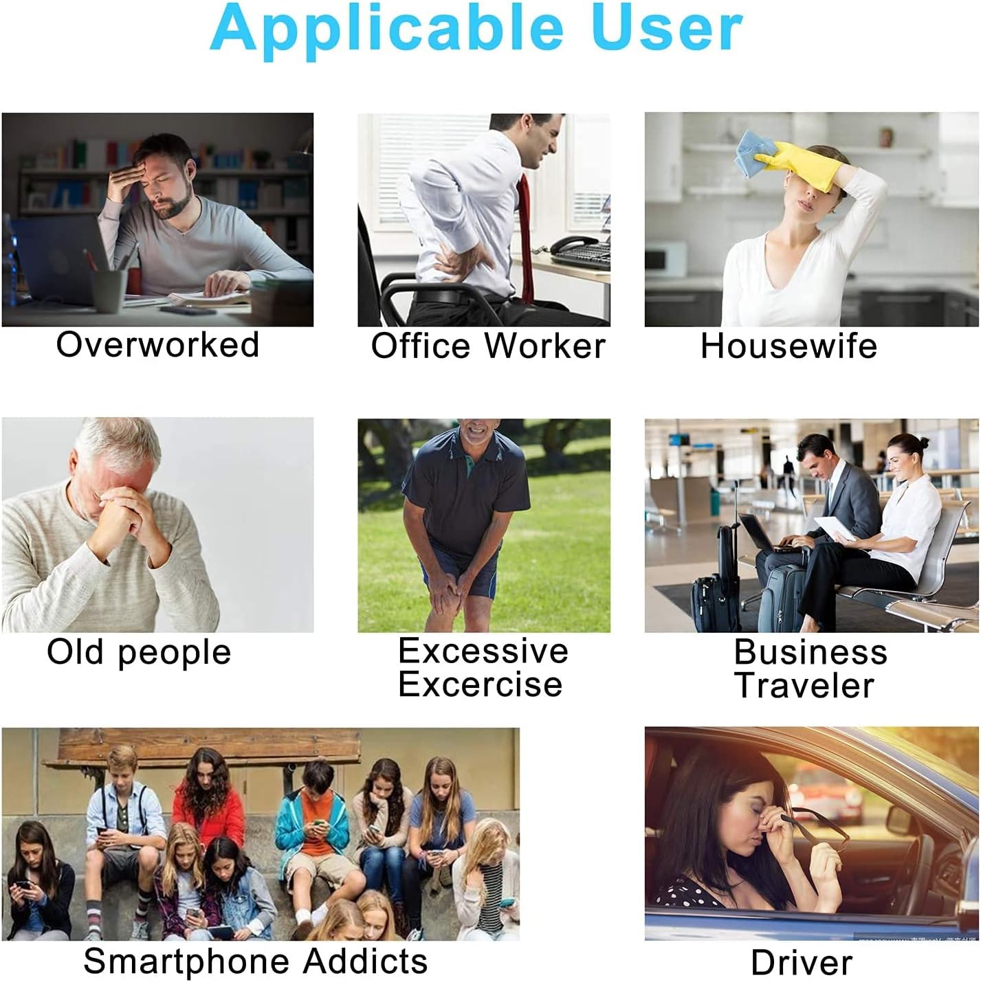 Belifu Dual Channel TENS EMS Unit 24 Modes Muscle Stimulator for Pain Relief Therapy, Electronic Pulse Massager Muscle Massager with 10 Pads, Dust-Proof Drawstring Storage Bag, Fastening Cable Ties