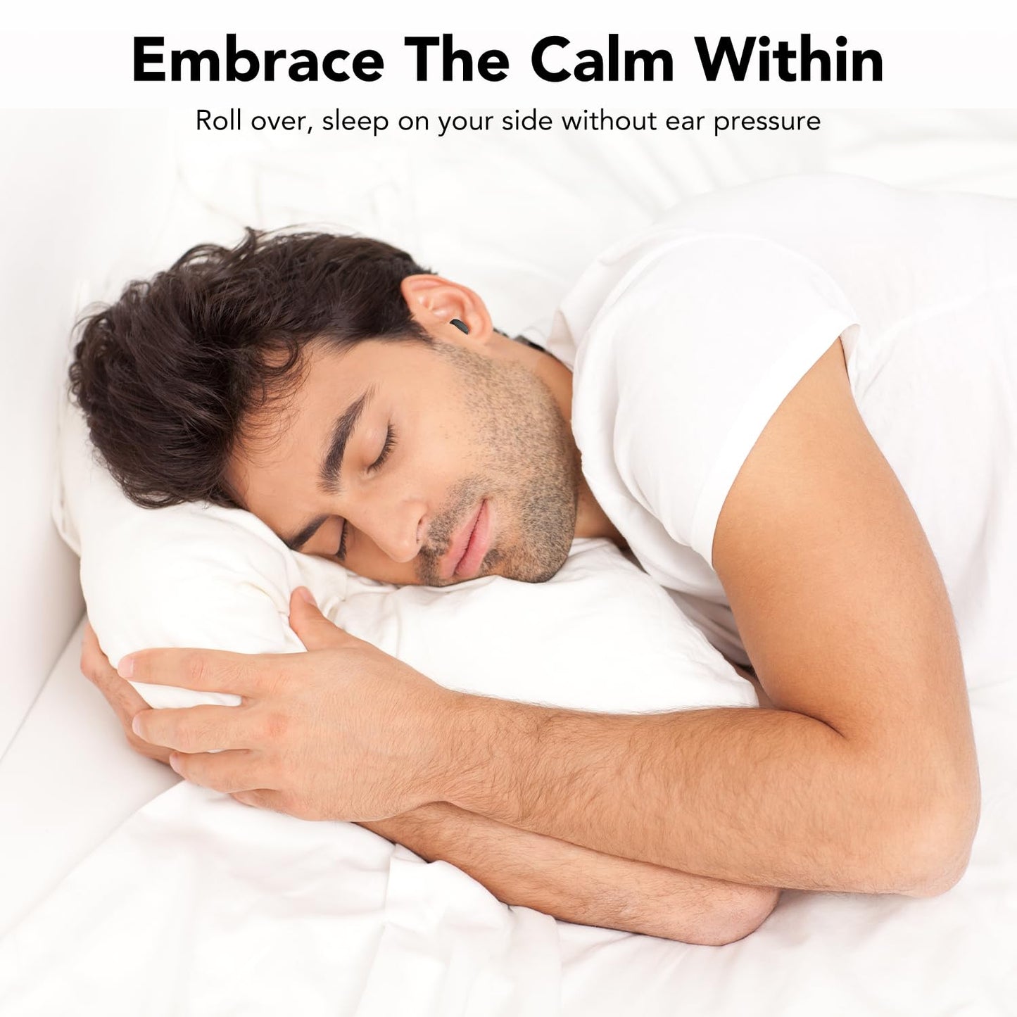 Ear Plugs for Sleeping Noise Cancelling, 45dB Reusable Silicone Ear Plugs with 8 Soft Ear Tips, Noise Reduction Earplugs with Case for Focus/Study/Work/Concert- Comfortable Hearing