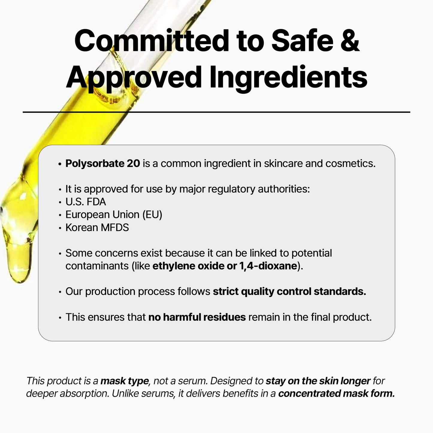 Korean Instant Face Lift Serum Mask - Hyaluronic Acid Serum Mask for Face, Niacinamide, Peptides for Anti Aging, Korean Skin Care Mask