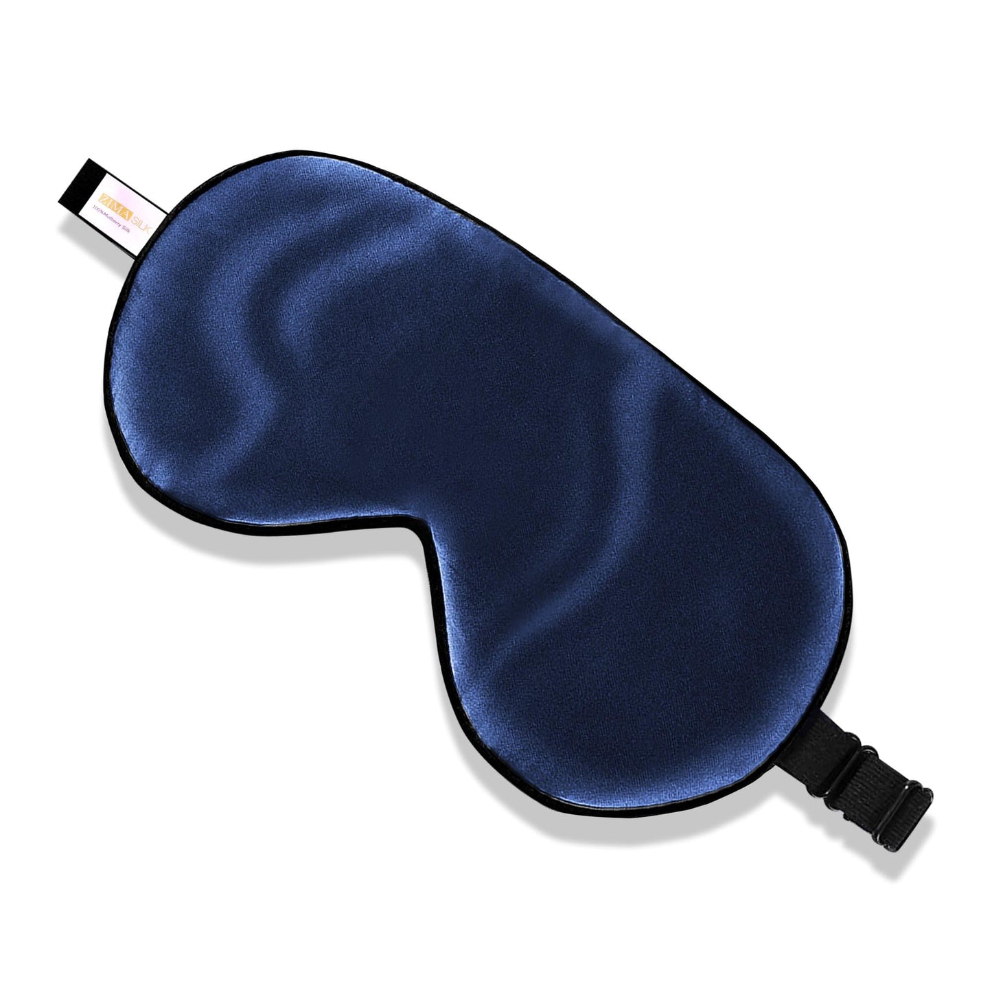 ZIMASILK 2 Pack 100% Natural Silk Sleep Mask, Adjustable Super-Smooth Soft Eye Mask for Sleep, Multiple Color Options (Navy Blue + Pink)