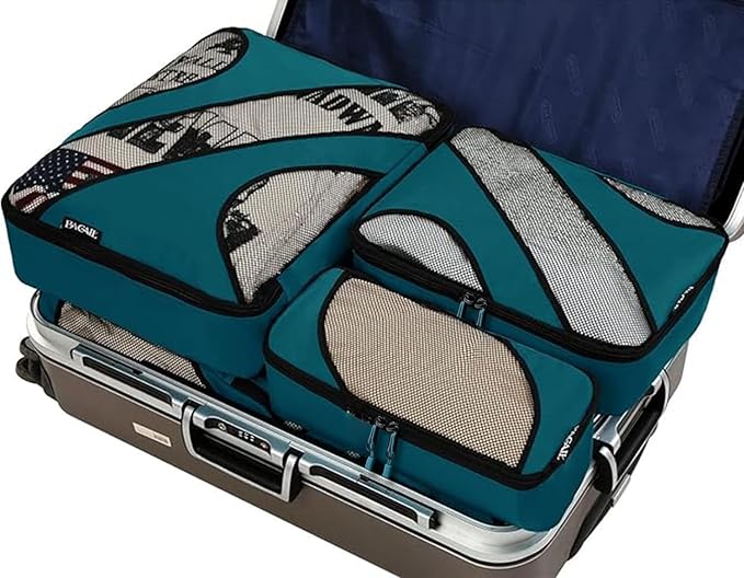 BAGAIL 6 Set Packing Cubes,Travel Luggage Packing Organizers