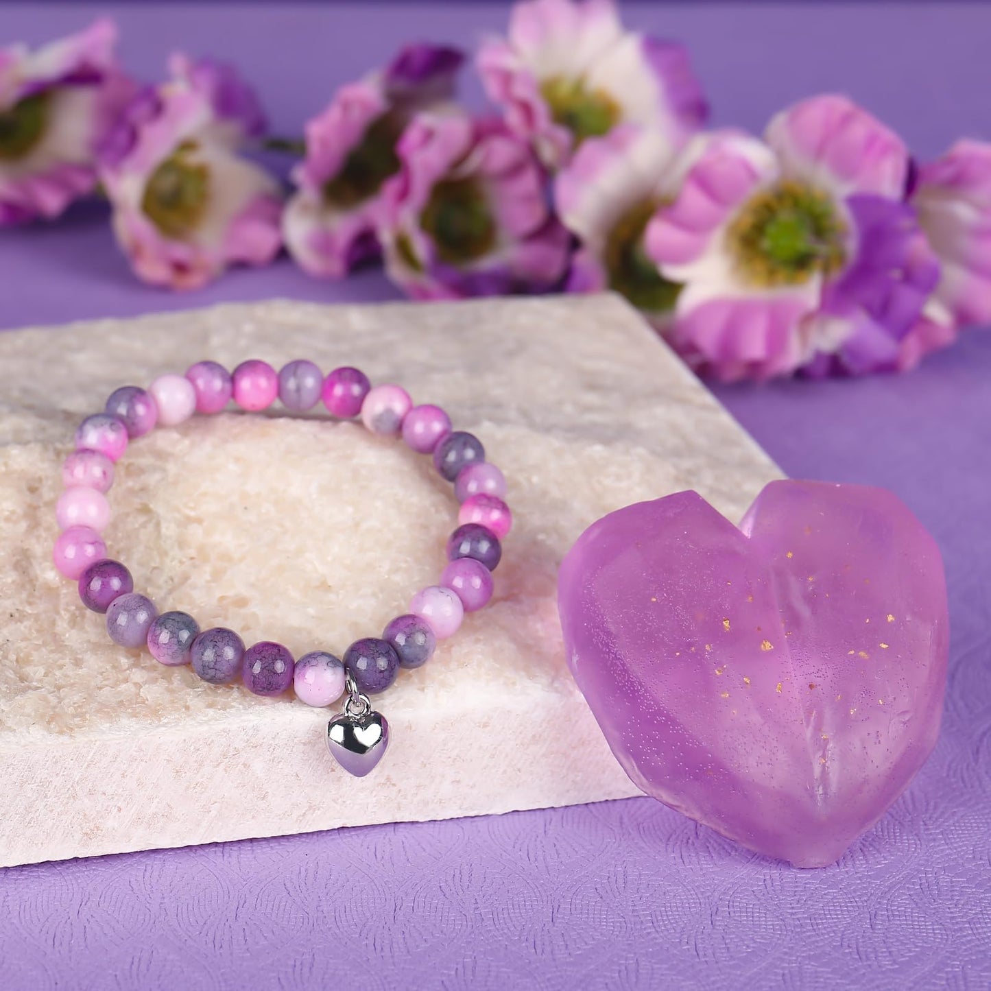 Birthday Gifts for Women, Bath Relaxing Spa Gift Basket Set, Unique Gifts for Her, Friends, Mom, Sister, Coworker, Wife, Girlfriend, Purple Gifts for Women, Mothers Day, Christmas