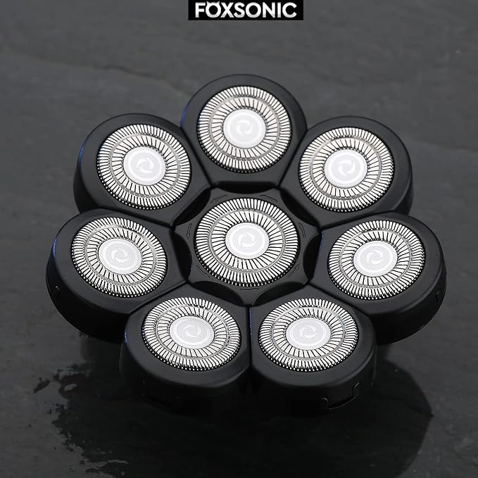 8 Blades Head Shaver Replacement Heads 8 Heads for Head Shaver Many Main Brands Electric Shaver Razor Bald Men Head Shaver Blades