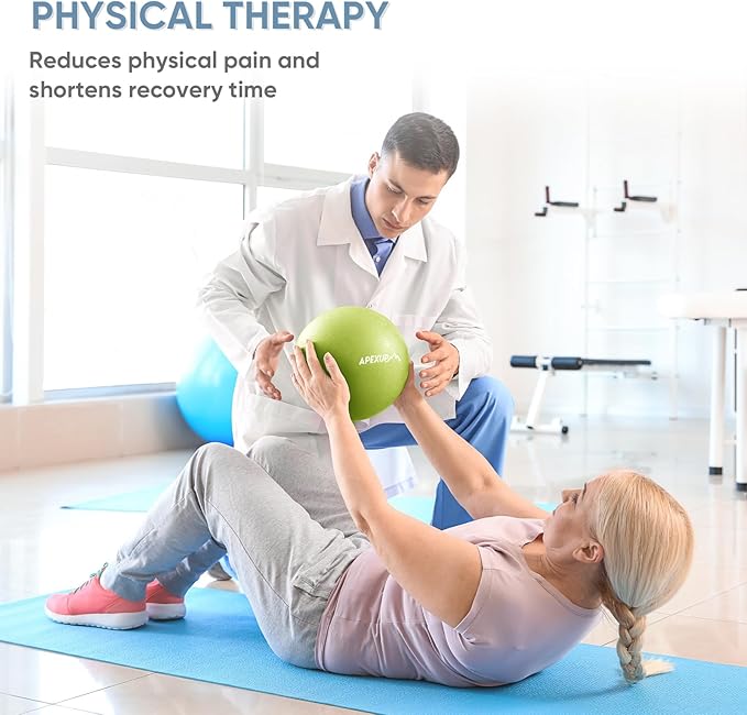 APEXUP Yoga Ball Exercise Ball Anti Slip Heavy Duty for Fitness, Balance & Core Workout