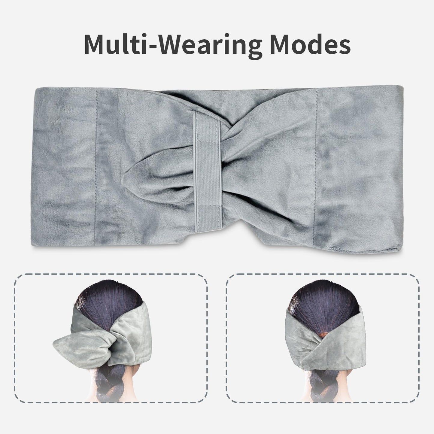 Weighted Eye Mask for Sleeping Washable Blackout Gravity Sleep Masks Soft Gentle Pressure Blindfold Night Eye Covers for Side Sleeper Meditation Women Men Travel Essentials