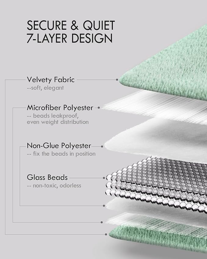 Kaisa Weighted Blanket for Adults 5lbs 41" x 53", Cozy Luxury Crystal Velvet Small Weighted Lap Blanket,All-Season Blanket, Machine Washable, Sage Green