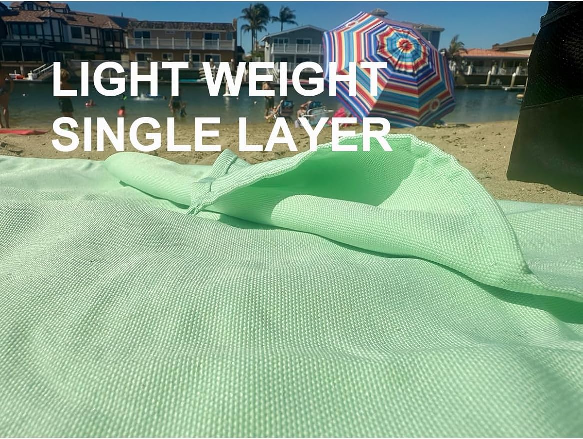4’9” x 3’3” Compact Minimalist Water Resistant Canvas Mat,Kids/Single Use,Lightweight for Outdoor,Picnic,Beach