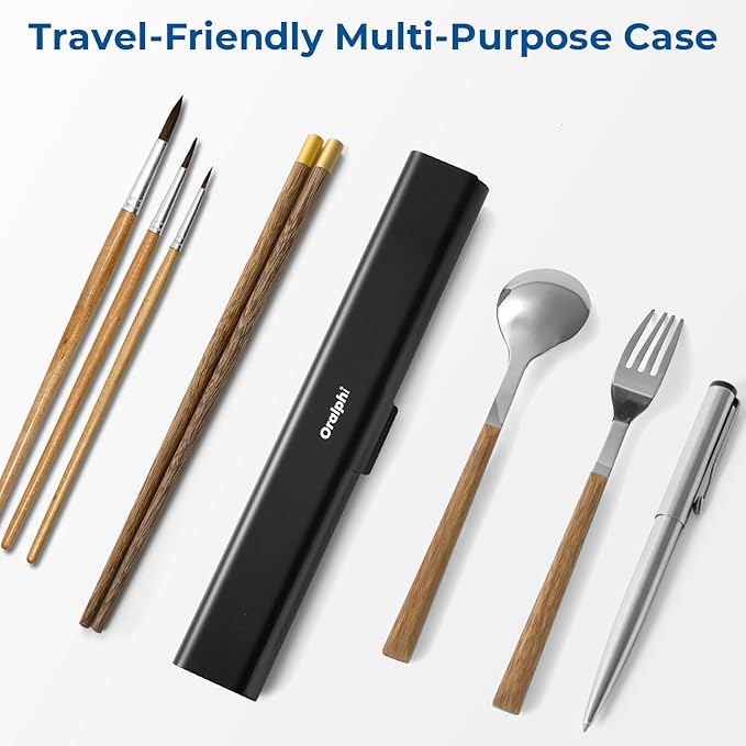 Aluminum Toothbrush Travel Case, Portable Travel Toothbrush Holder, Durable Manual Toothbrush Box Container for Traveling, Bathroom, Camping, Business Trip-Black