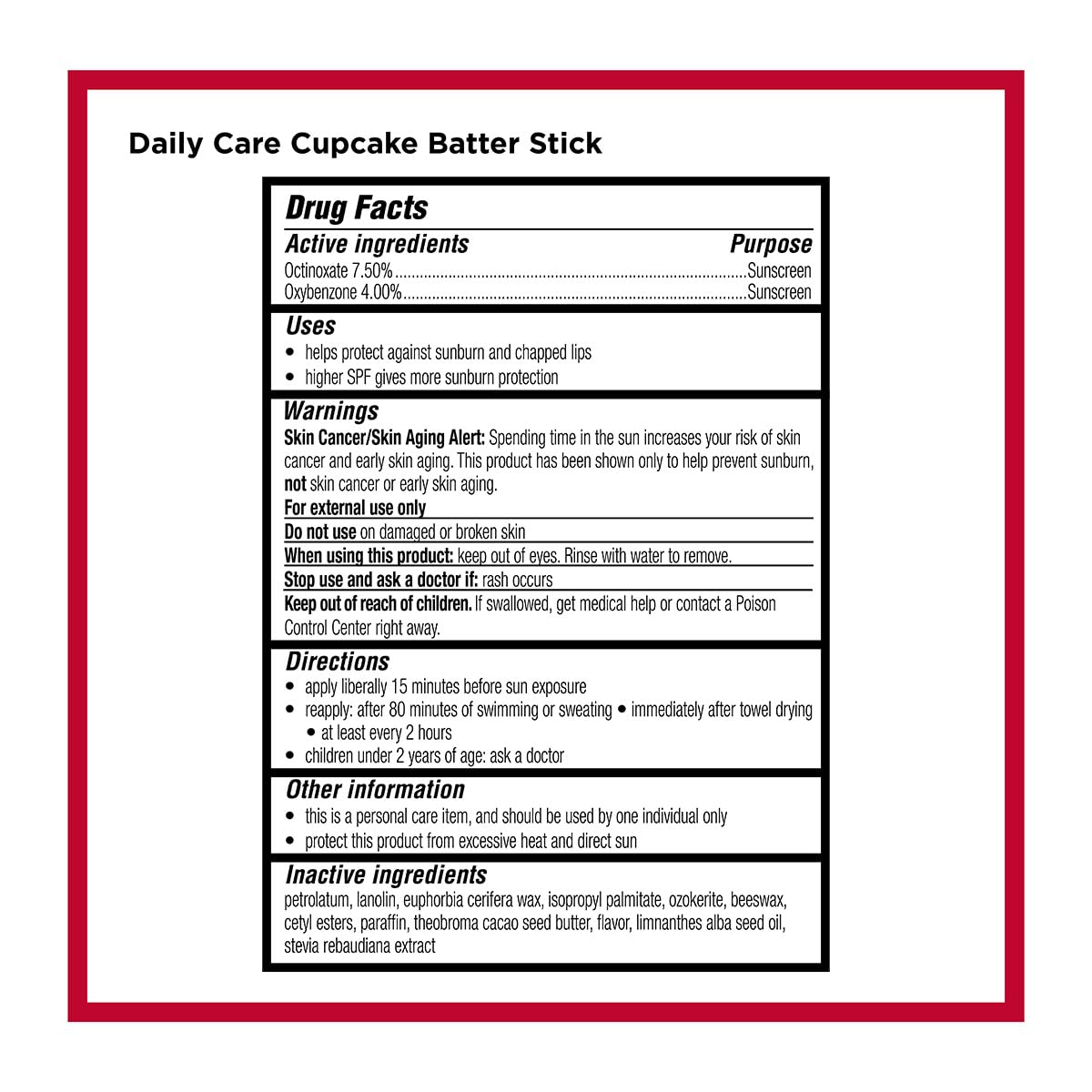 Carmex Daily Care Moisturizing Lip Balm Pack, SPF 15, Strawberry & Cupcake Batter Flavor Variety Pack Bag, 9 Count (7 Sticks, 2 Tubes)