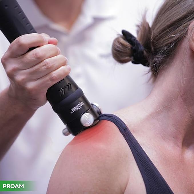 Rapid Release ProAm Cordless Full-Body Massager – Rechargeable – Innovative Sports Massager – Customizable On-The-Go Treatment – High Speed Vibration – for Pro Athletes, Weekend Warriors