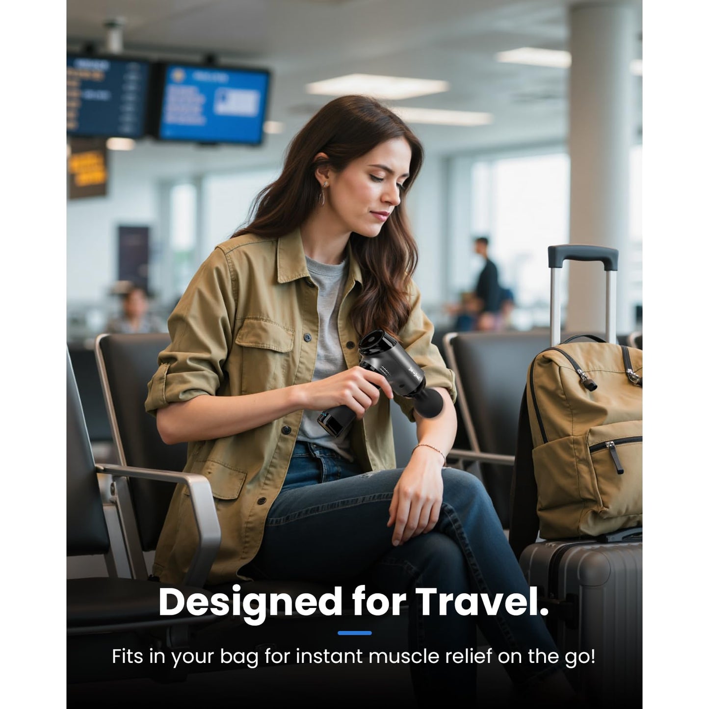 BOB AND BRAD T2 Pro Massage Gun with Heat and Cold, Deep Tissue Percussion Massager Gun, Muscle Massager, Electric Back Massagers for Professional Athletes Home Gym, FSA and HSA Eligible