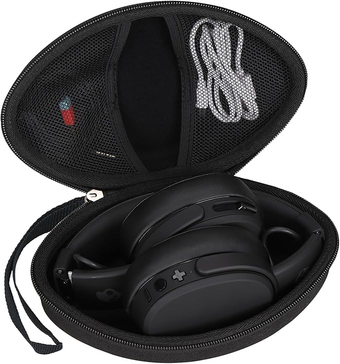 Aproca Headphones Case Compatible with Skullcandy Crusher Evo/Artix CL750 / AILIHEN C8 Over-Ear Wireless Bluetooth Headphones and Accessories (Case Only)-Black