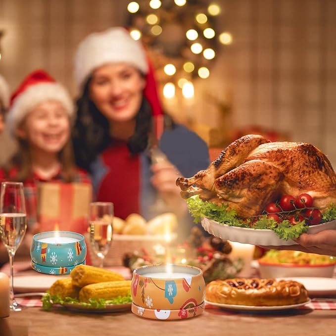 2 Pack Aromatherapy Candles, 2.5 Oz Scented Candles, Lavender and Cherry Blossom, Soy Scented Candle with Floral Scents, Portable Small Jar Candle Set for Travel, Spa, Bath, Yoga, Home Decor Candle