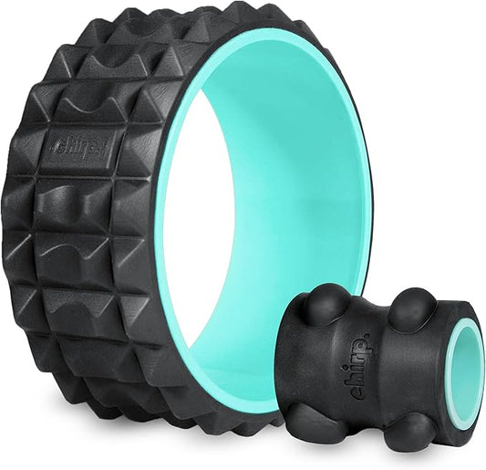 Chirp Wheel XR Ultimate Relief Bundle - Acupressure for Back and Neck, Stress Melting Spine Comfort, Targeted Trigger Point Release - Mint, 10" & 4"