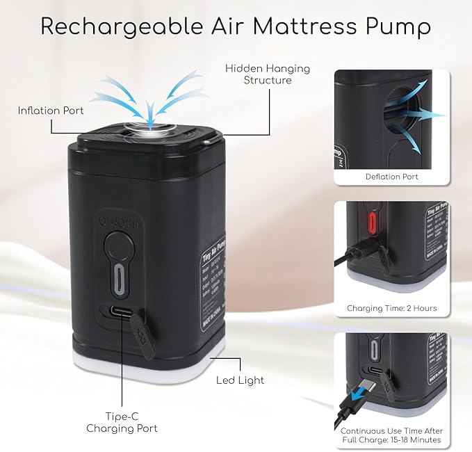 2 Pack Vacuum Bags for Travel with Air Pump, TPU Reusable Vacuum Compression Bags for Travel with Waterproof Zipper, Space Saver Bag for Suitcase, Backpack, Black