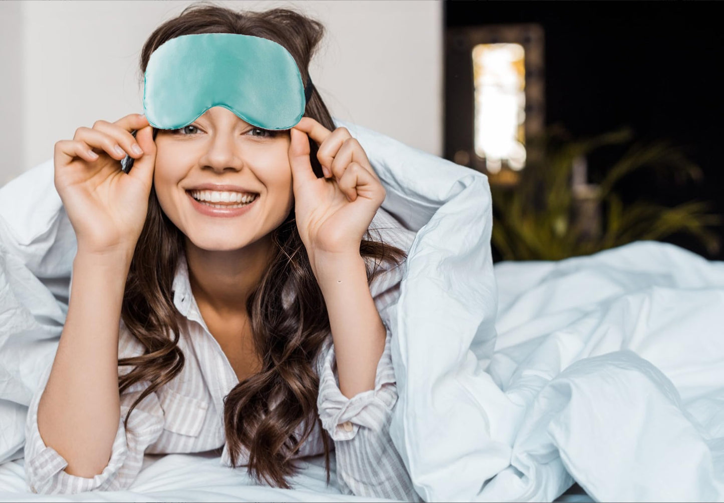 Sleep Masks Soft Silky Eye Mask Cover for Sleeping for Women and Men