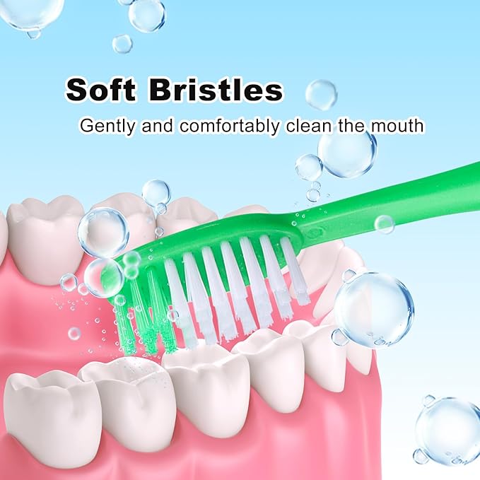 20pcs Disposable Toothbrushes with Toothpaste,Single Use Toothbrush with Toothpaste Individually Wrapped Disposable Travel Toothbrushes Kit Bulk for Homeless,Hotel,Guests(5 Colors)