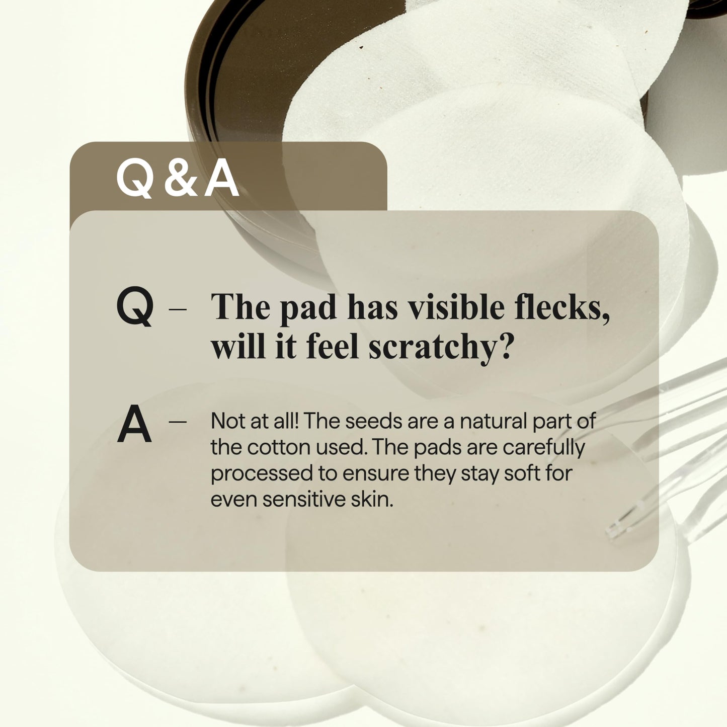 All Natural Houttuynia Cordata Cotton Toner Pad – Cooling and Soothing Heartleaf Toner Facial Pads, Gentle for Daily Use and Sensitive Skin (60pcs)