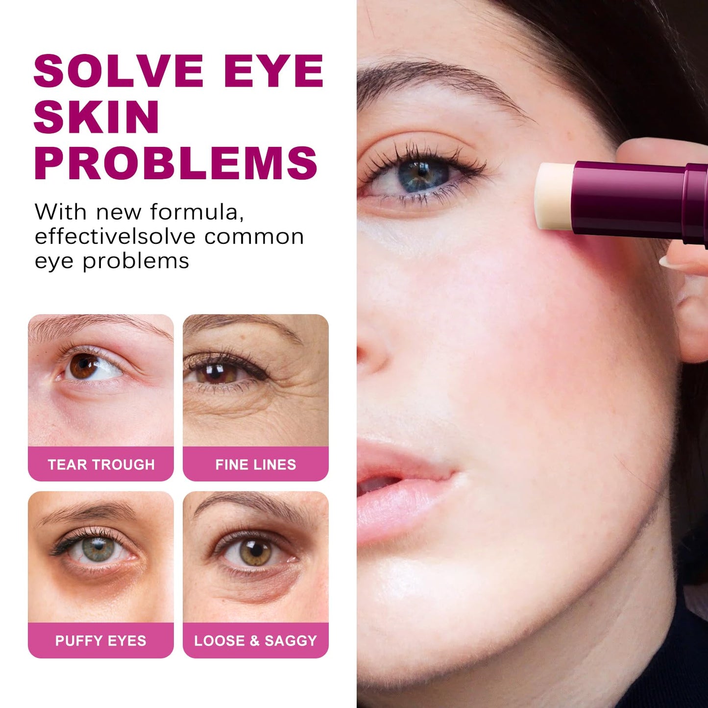 Vitaliq Anti Wrinkle Calcium Balm, Cemenrete Anti-Aging, Sagging, Wrinkles, Calcium Volume Multi Balm, Collagen, Hydrating, Firming Skin, Suitable for Eyes, Neck, Face (2PCS)