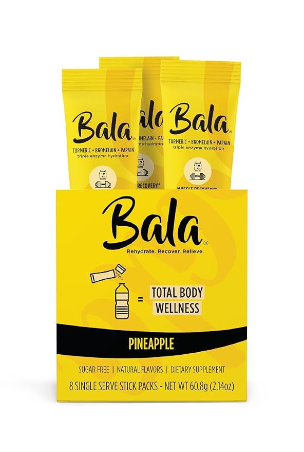 Bala Enzyme Sugar-Free Drink Mix - Pineapple 0.25oz (8 Count)