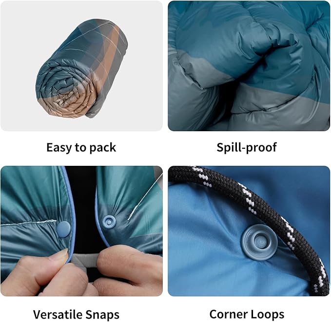 Camping Blanket, Packable Puffy Blankets Lightweight Windproof Waterproof for Outdoors,Hiking, Backpacking,Beach,Car,Picnic,Stadium