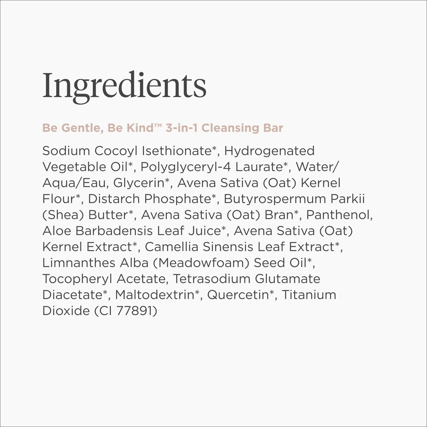 Briogeo Be Gentle, Be Kind Aloe + Oat Milk Ultra Soothing 3-in-1 Cleansing Bar, 2% Colloidal Oatmeal, Hypoallergenic and Dermatologist-Approved, Fragrance Free, Vegan, Cruelty-Free, 3.7 oz