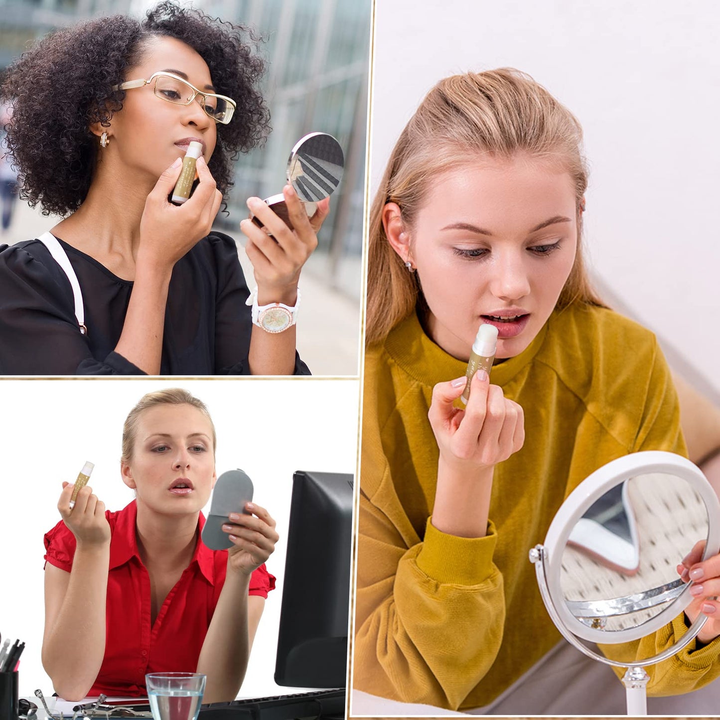 Demissle 100 Pcs Appreciation Lip Balm Gifts Bulk Thank You Inspirational Vanilla Ingredients Lips Care Products for HR Professional Appreciation Day Employee Coworker